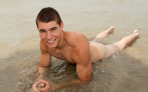 Blast from the past: Big-dicked Alan cums a lot!
