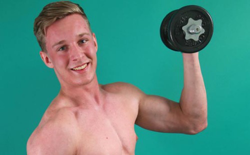 Fit and Athletic Ryan Huddart Gets Naked