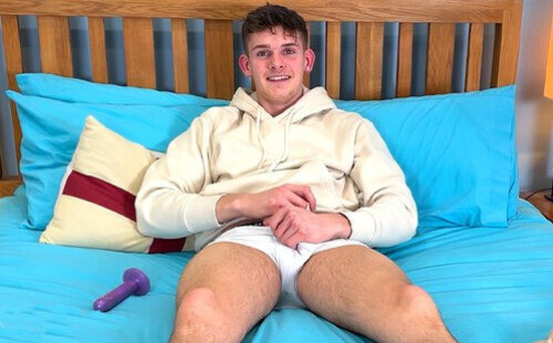 Five hot & masculine English lads show off and experiment with cock.