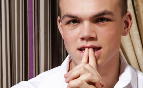 Derek Shaw in a nude solo photoshoot