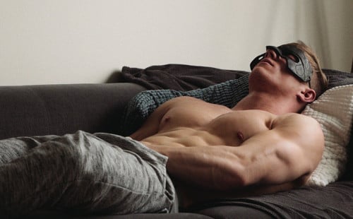 Young stud Larry McCormick masturbates!