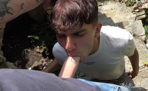 Czech Student Gets Facial in Outdoor Fuck Session