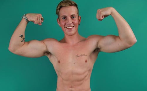 Athletic Charlie Gilmour Shows off