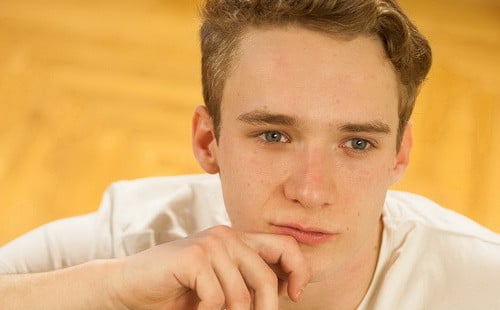 Handsome lad Adam exposes in full detail
