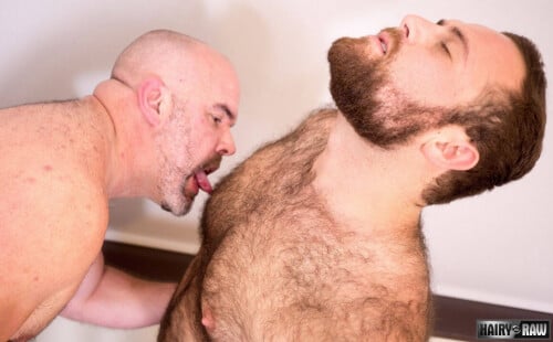 Hairy buggers Dante Kirkdale and Sam Steinhaus go bareback