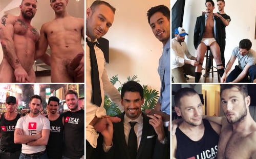 VIDS: Lee Santino, Dylan James, Drae Axtell, Ace Era on set