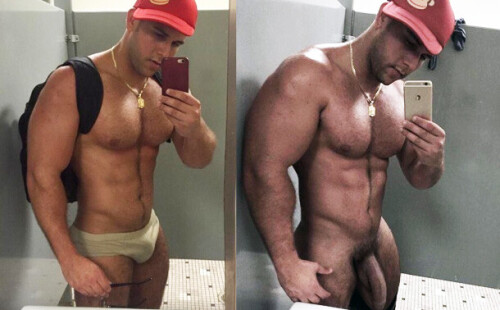 Hot and sexy latino muscle nude