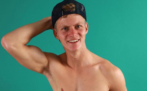 Athletic Greg Hill Gets Naked