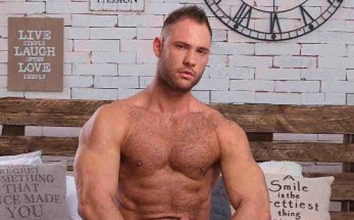 Hairy And Hung Hunk Denton Baxter Shows All