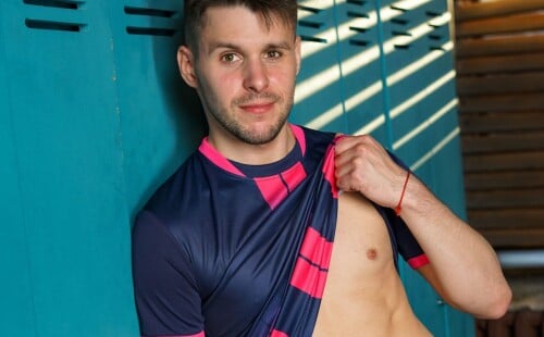 We’d All Love To Find Dmitry Osten Rubbing His Soccer Player Cock In The Locker