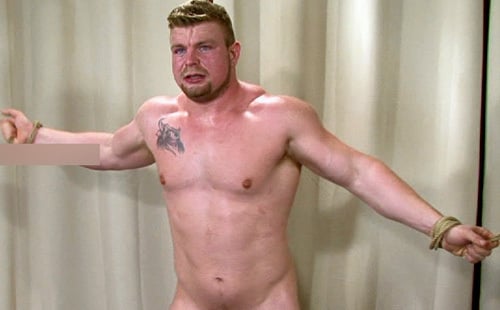 Brawny Bully Brad gets Beaten, Tied Up and Fucked!