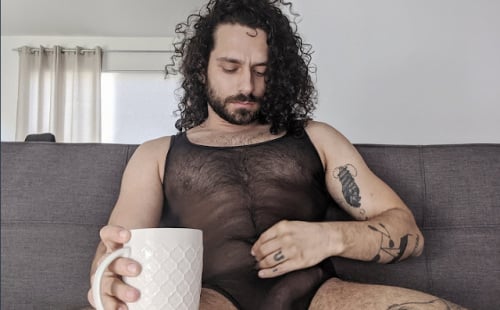 Long hair men