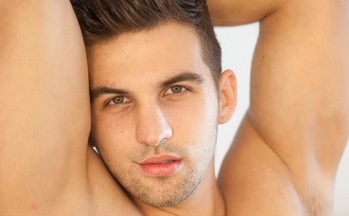 Sexy Hottie Milan Strips Naked and Jacks Off