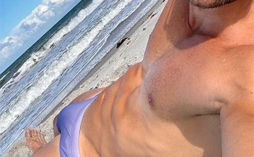 Purple Speedos