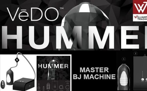Watch first ever HANDS-FREE Hummer Blow Job Machine Perform