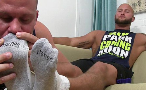 Austin Gives Jason A Foot Massage