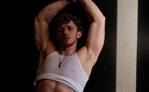 Cute Young Twunk Model Danny Shows His Bulge