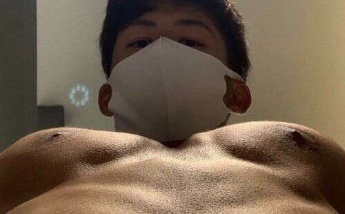 Hot asian mask guy