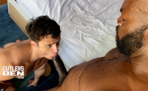 Nate Grimes' Ass Swallows Cutler X's Humongous 11 Inch