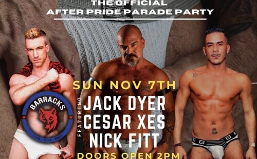 Icon Male Sponsors Palm Springs PRIDE Afterparty at The Barracks