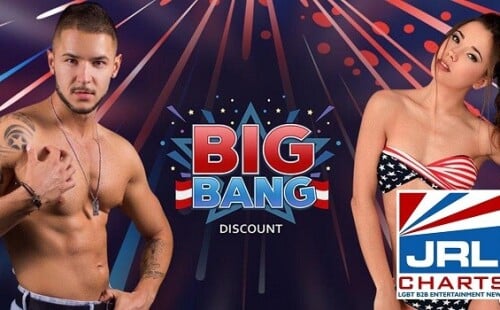Gay Demon & JRL CHARTS Announce Flirt4Free Independence Day Big Bang Promo Conte