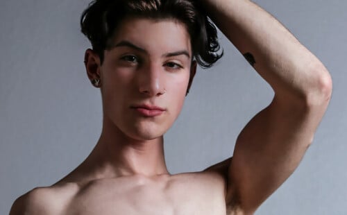 Sebastian Cruz nude photoshoot for Helix