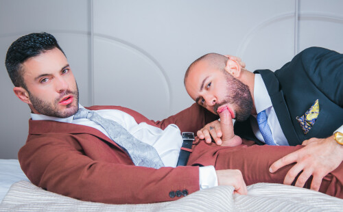 Man Gets Caught Trying on the Roommate's Suit