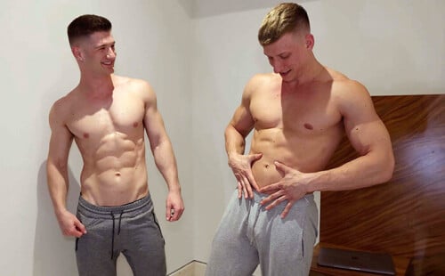 Bryce Jax Fucks his Boyfriend James Cassidy and Shares Him with Austin Wilde