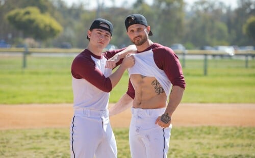 Baseball Buddies Come Out to Each Other & Fuck!
