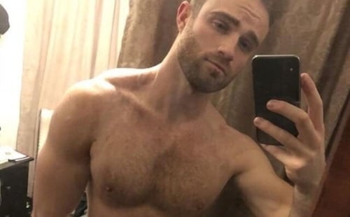 Gorgeous Hairy Hunk Model Dustin!