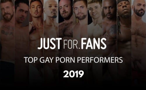 JustFor.Fans' 2019 Top 15 Gay Porn Performers