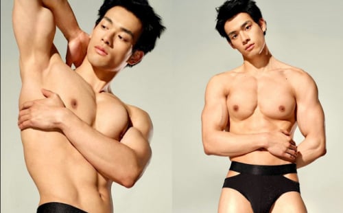 Sexy Asian bulges