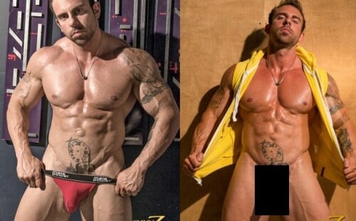 Xavier, the hung bodybuilder nude