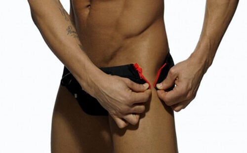 Stripper Zipper on a Speedo