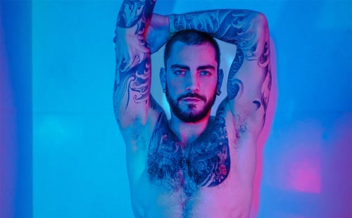 Marc nude in the baths