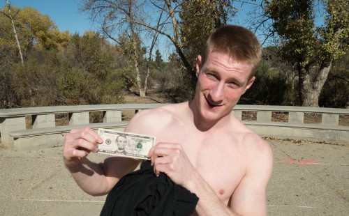 This Str8 Red-head Makes Extra Cash With His Ass