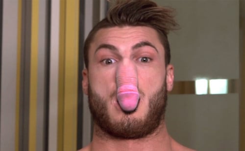 A truth elixir turns William Seed's nose into a dick