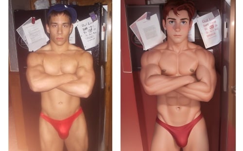Transformed into a much sexier version