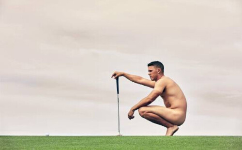 Nude gay golf