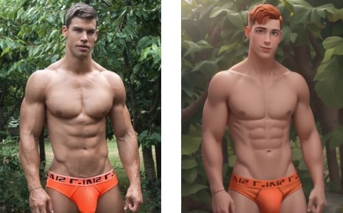 A porn star transformed from looking good to looking beautiful