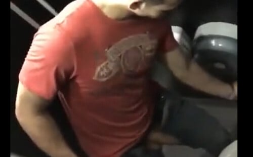 spy on guy in a public toilet