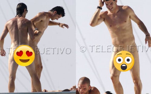 Spanish Goalkeeper Pedro Contreras with Betis team mates sunbathing naked