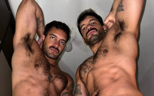 Hairy Naked Men Showing Their Stuff!