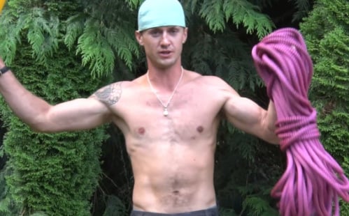 Outdoor Jock Jack Off With Brent!