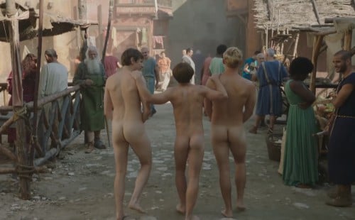 Nude scene from PLEBS