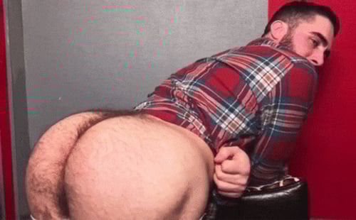 Hair in the butt crack, sexy or not?