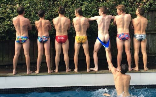 Pool butt party