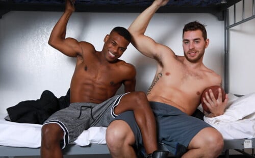 Adrrian Hart and Carter Woods fuck each other bareback