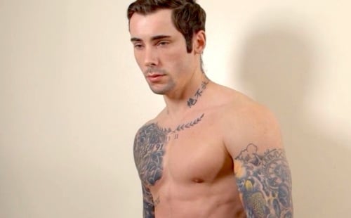 Bodybuilder Boners Adam with Full Erection