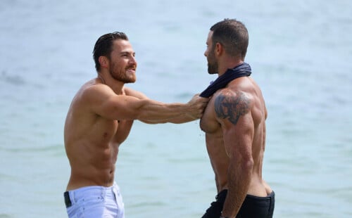 Hunk Models Santiago Garza And Eliad Cohen